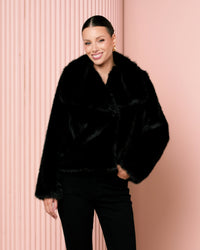 Xoese Faux Fur Jacket