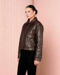 Brani Faux Leather Jacket