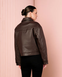 Brani Faux Leather Jacket