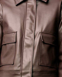 Brani Faux Leather Jacket