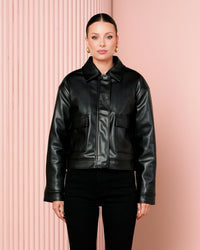 Brani Faux Leather Jacket