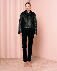 Brani Faux Leather Jacket