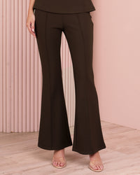 Joy Bootleg Pintuck Pants