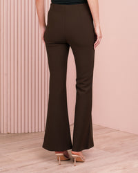 Joy Bootleg Pintuck Pants