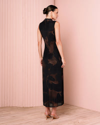 Isolte Wrap Front Maxi Dress