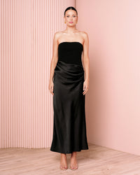 Janecia Corset Midi Dress
