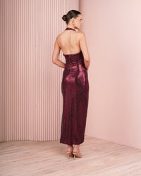 Fay Halter Neck Maxi Dress
