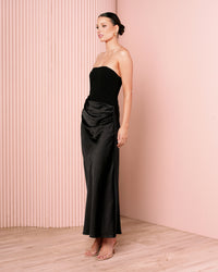 Janecia Corset Midi Dress
