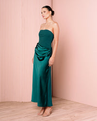 Janecia Corset Midi Dress