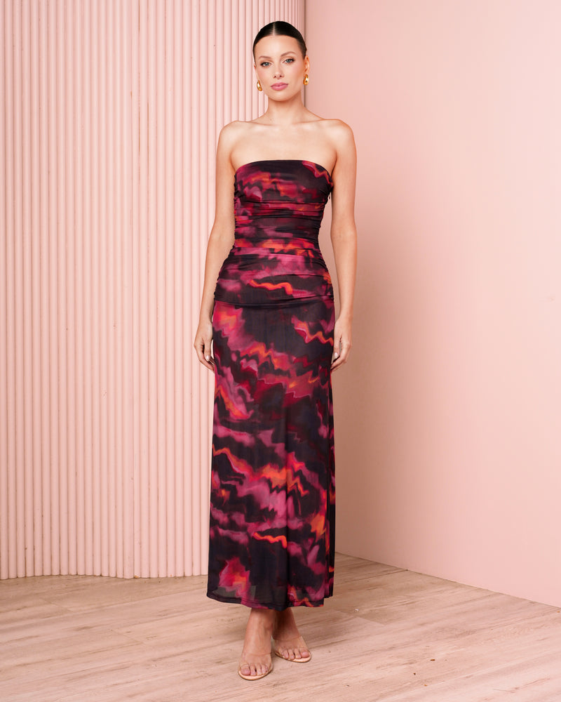 Flore Strapless Maxi Dress