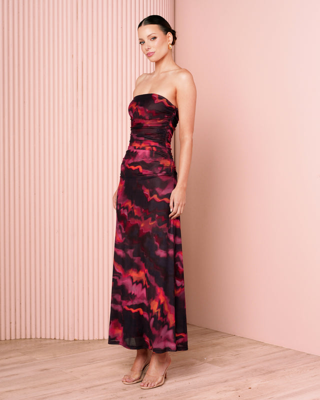 Flore Strapless Maxi Dress