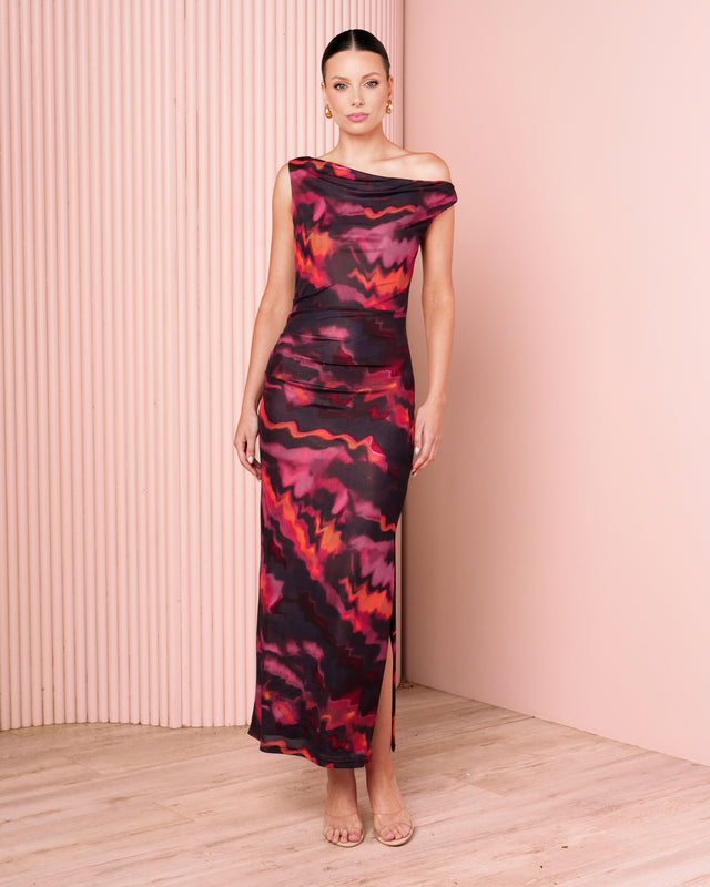 Vlasta Off Shoulder Maxi Dress