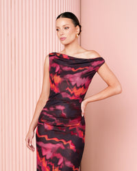 Vlasta Off Shoulder Maxi Dress