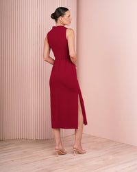 Wynna Cowl Neck Midi Dress