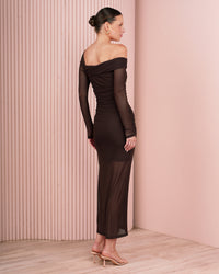 Ryleigh Off Shoulder Maxi Dres