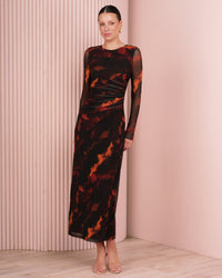 Londyn Long Sleeve Maxi Dress
