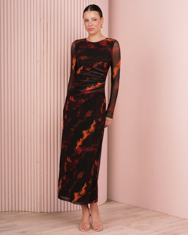 Londyn Long Sleeve Maxi Dress