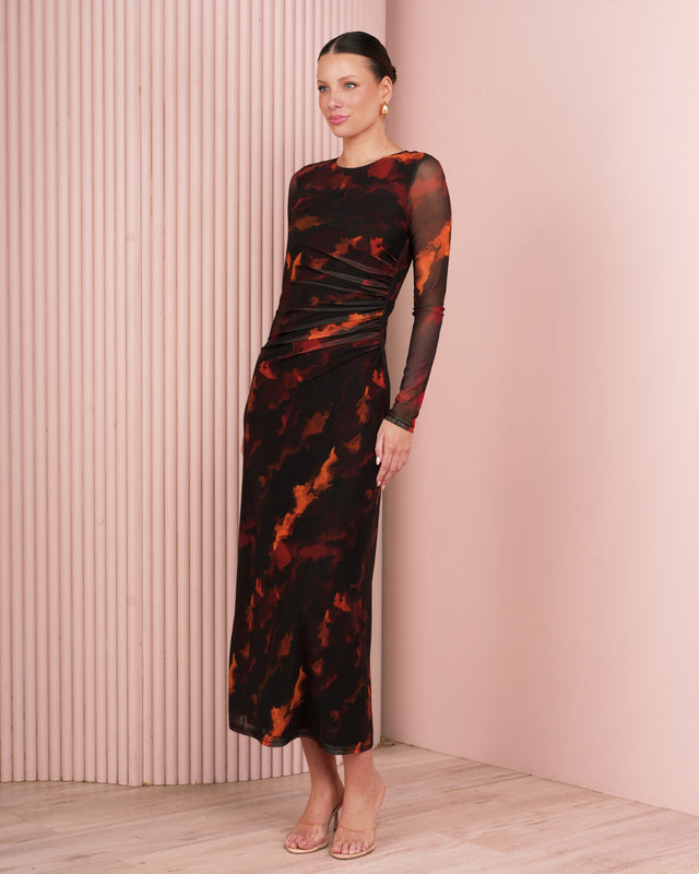 Londyn Long Sleeve Maxi Dress