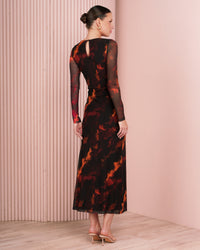 Londyn Long Sleeve Maxi Dress
