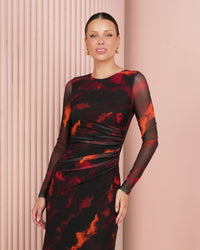 Londyn Long Sleeve Maxi Dress