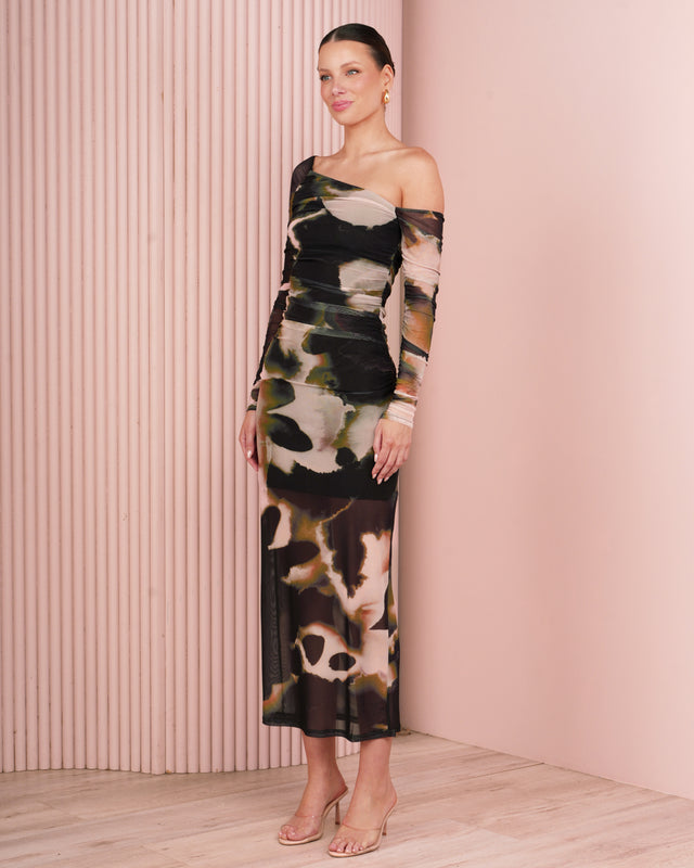 Quieva Off Shoulder Maxi Dress