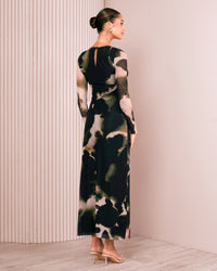 Nilos Long Sleeve Maxi Dress