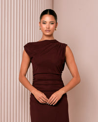 Pru Off Shoulder Mesh Dress