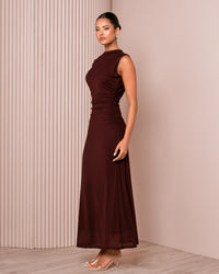 Pru Off Shoulder Mesh Dress