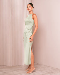 Qarol Square Neck Maxi Dress