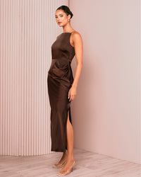 Qarol Square Neck Maxi Dress