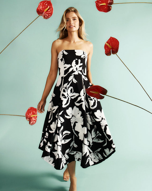 Olivia Strapless A-line Dress